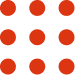 red dot grid icon
