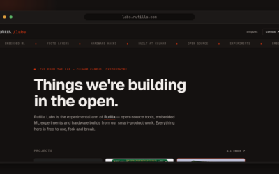 Introducing Rufilla Labs: things we’re building in the open